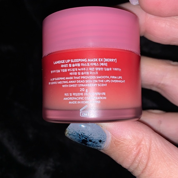 NIB- Laneige Lip Sleeping Mask Ex- Berry- 20G Full Size - Picture 8 of 10